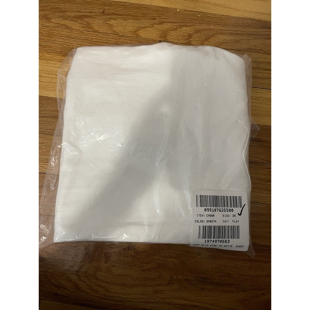 J.CREW Slim-wide Jean Size 28 White NEW Coastal Casual Beach Summer Modern CH680 - Picture 14 of 16